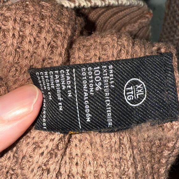 Buffalo David Bitton Men's Washy Textured Solid Sweater tan thrush XXL $89 - Picture 7 of 7